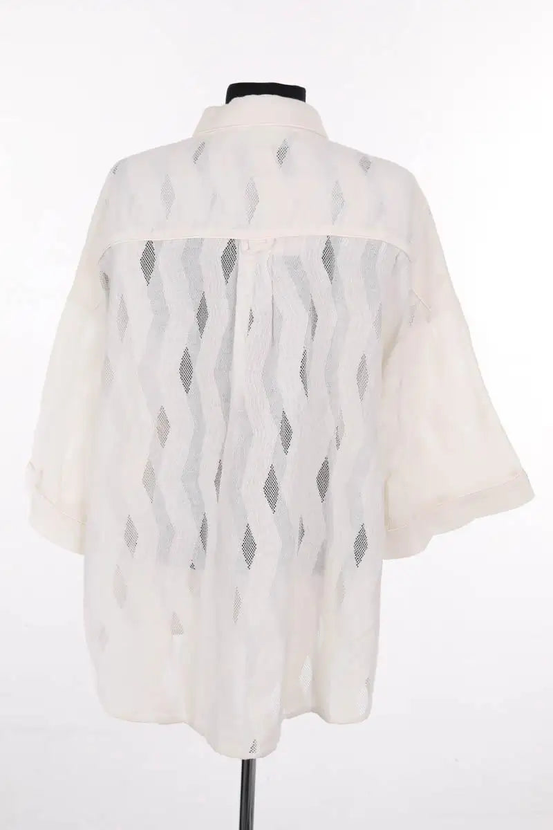 Blouse Heimstone Ecru en Coton