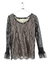 Blouse Heimstone Noir en Synthétique, taille S - Seconde Main