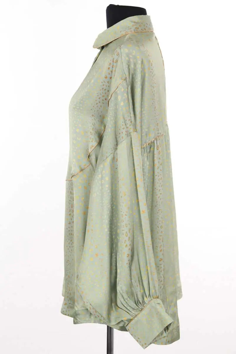 Blouse Heimstone Turquoise en Synthétique