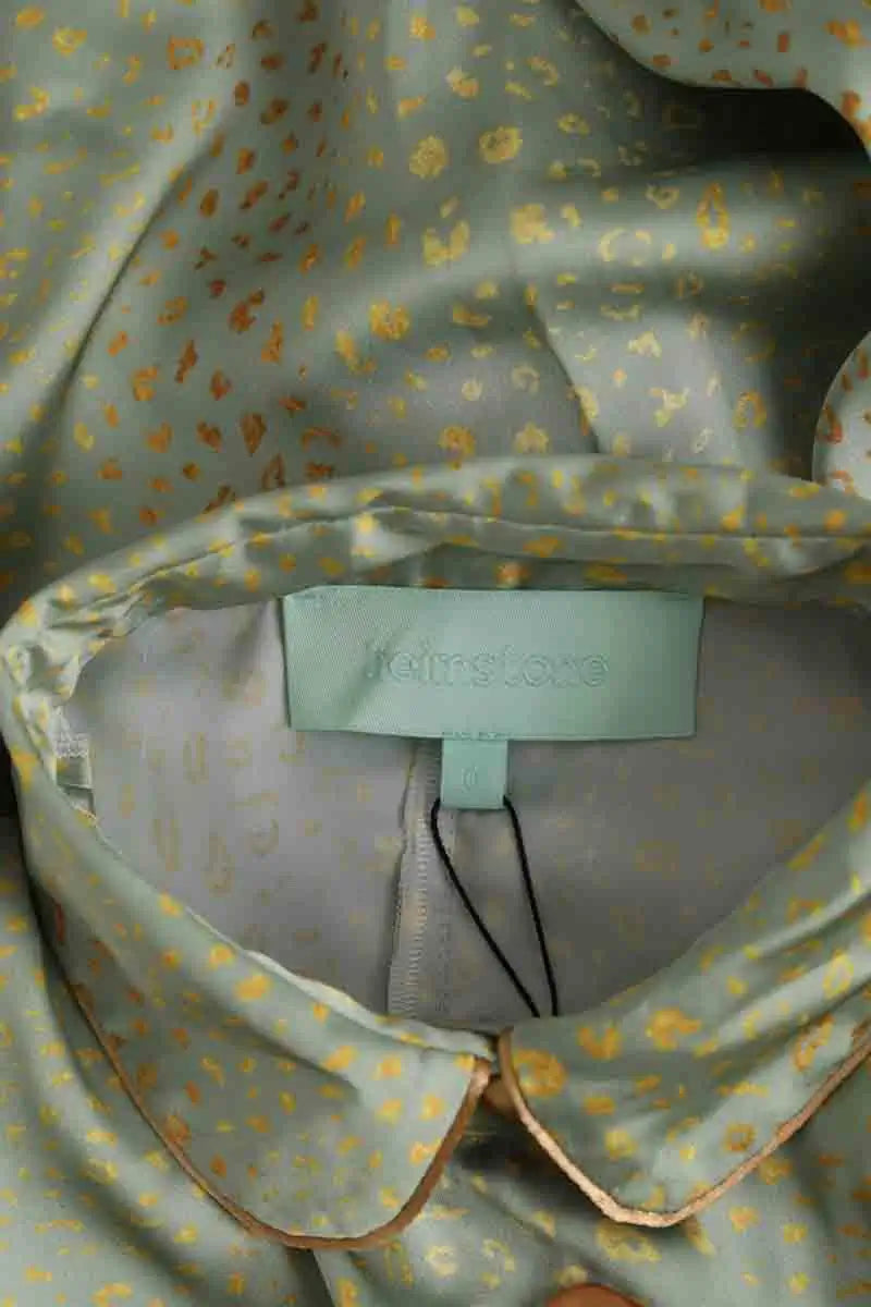 Blouse Heimstone Turquoise en Synthétique