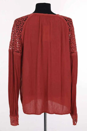 Blouse Idano Rouge en Coton