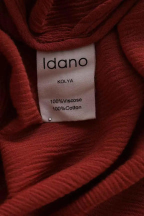 Blouse Idano Rouge en Coton
