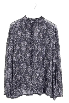 Blouse Iro Anthracite en Viscose, taille S - Seconde Main