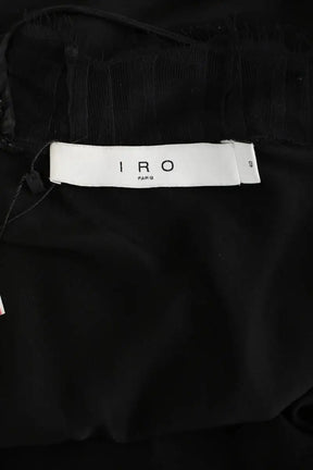 Blouse Iro Berwyn Noir en Soie