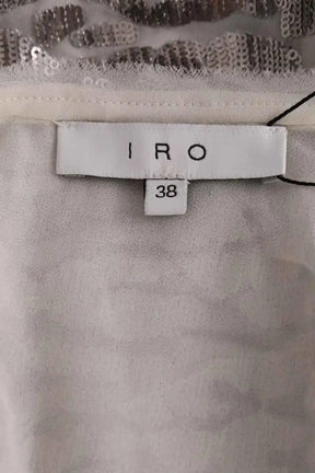 Blouse Iro Dulce Argent en Paillettes