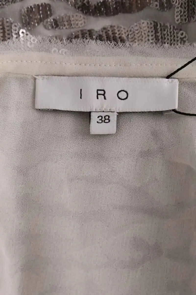 Blouse Iro Dulce Argent en Paillettes