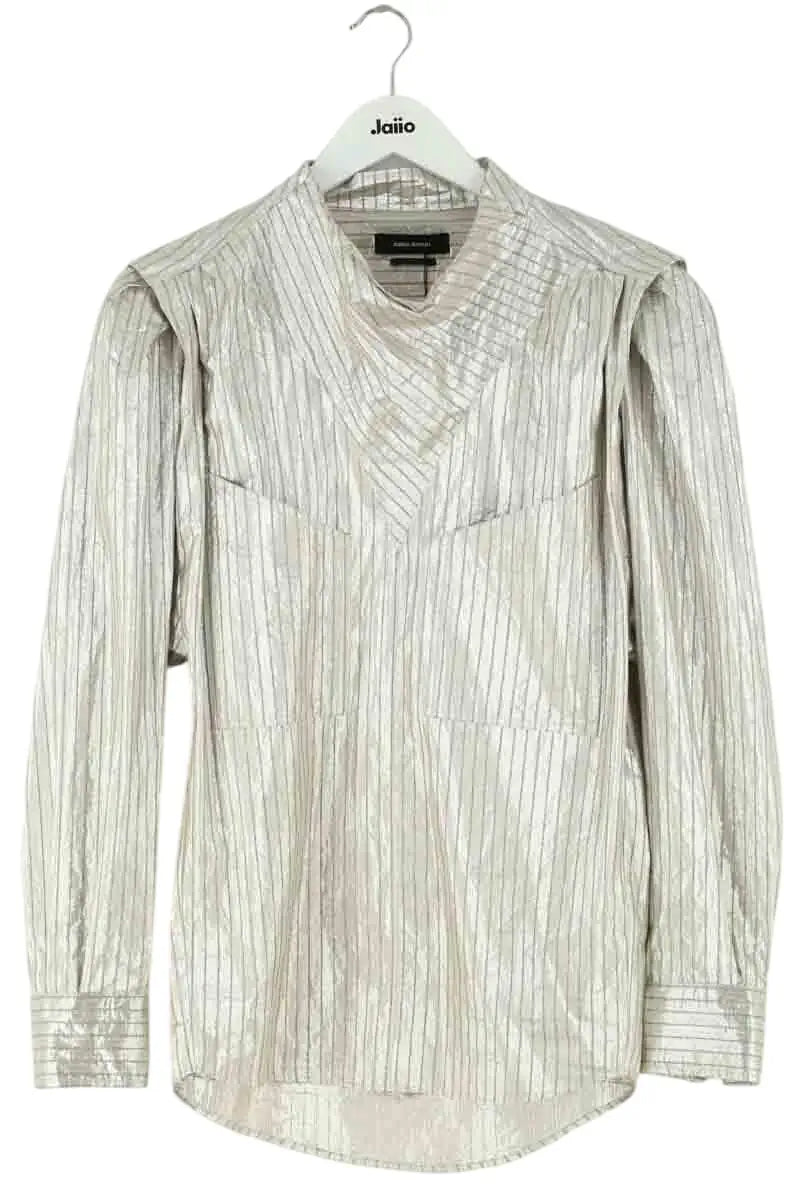 Blouse Isabel Marant Argent en Coton, taille XS - Seconde Main