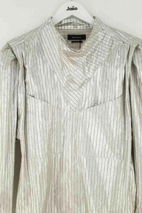 Blouse Isabel Marant Argent en Coton