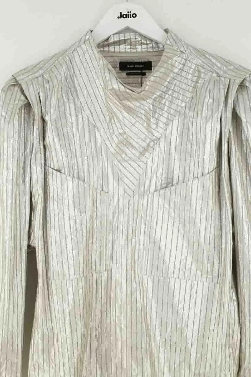 Blouse Isabel Marant Argent en Coton