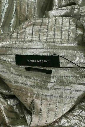 Blouse Isabel Marant Argent en Coton