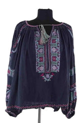Blouse Isabel Marant Bleu en Coton, taille XS - Seconde Main