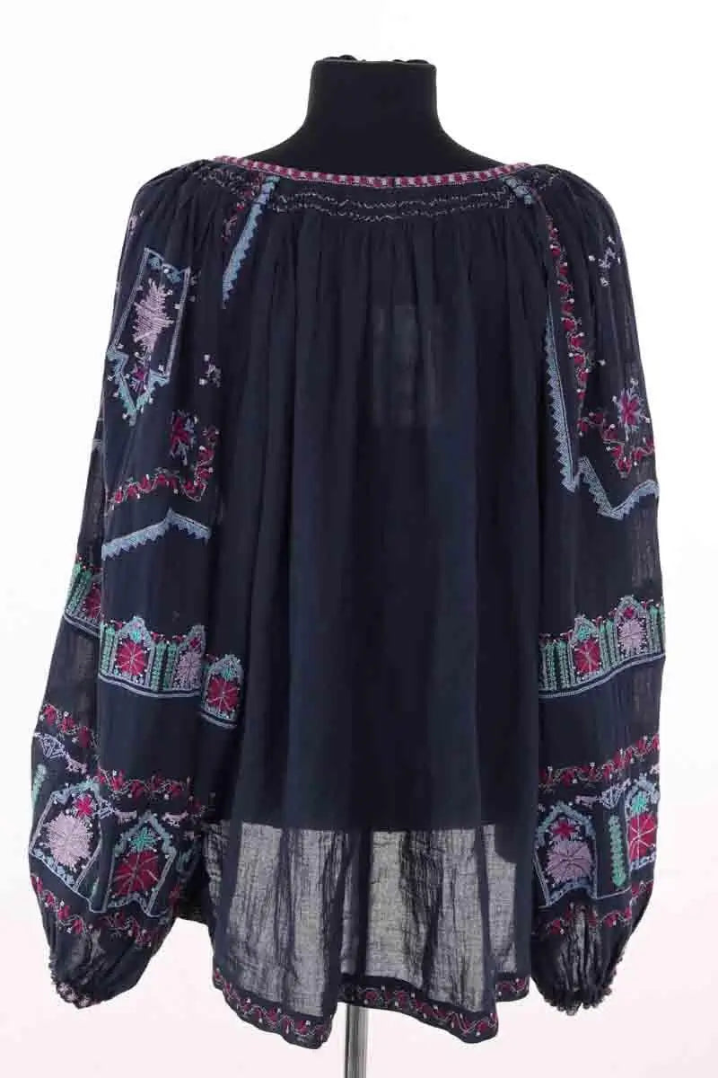 Blouse Isabel Marant Bleu en Coton