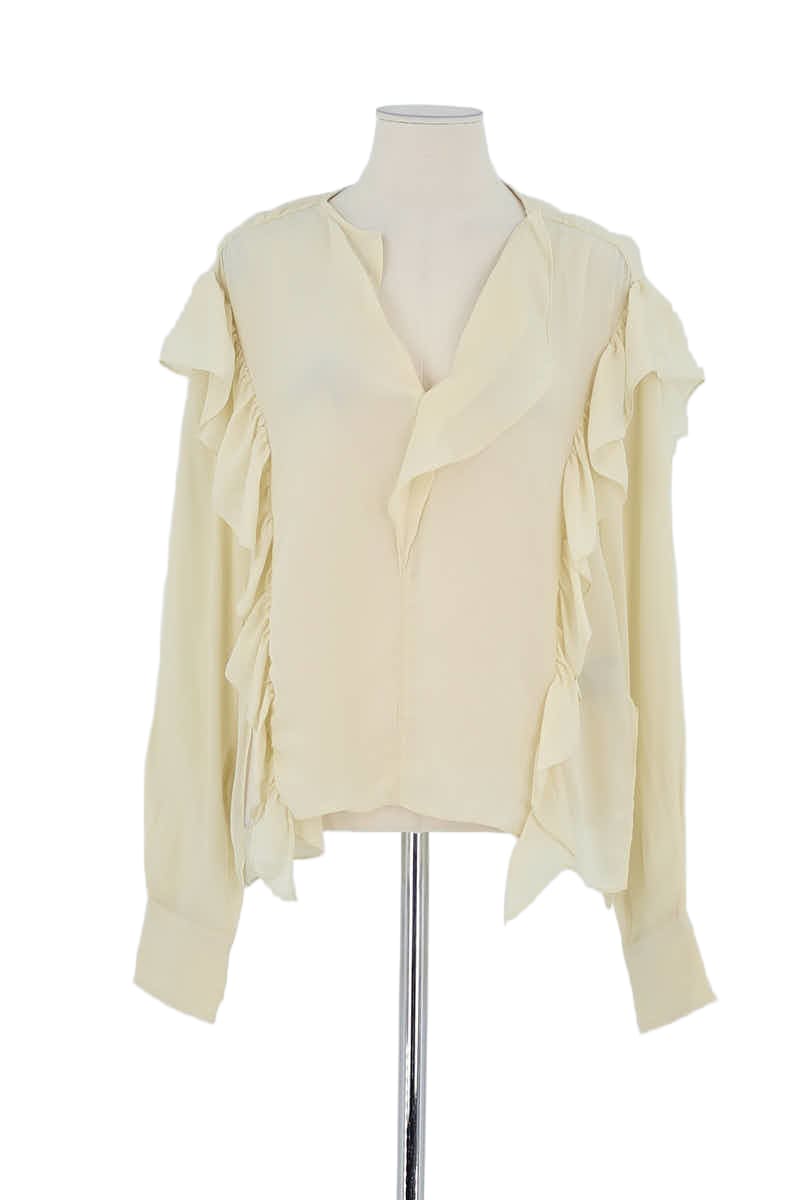 Blouse Isabel Marant Étoile Beige en Coton, taille XS - Seconde Main