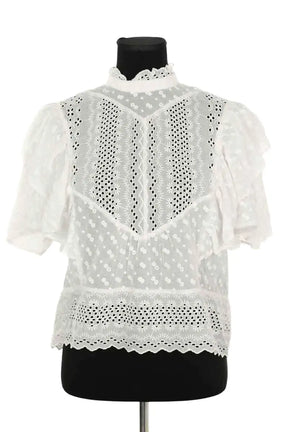 Blouse Isabel Marant Étoile Blanc en Coton, taille M - Seconde Main