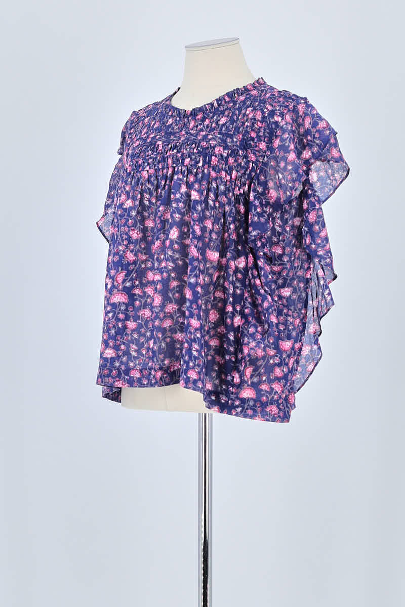 Blouse Isabel Marant Étoile Bleu en Coton