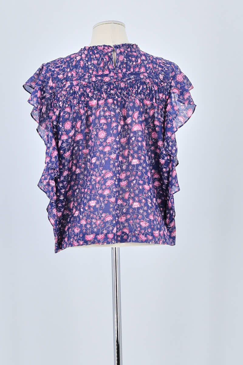 Blouse Isabel Marant Étoile Bleu en Coton
