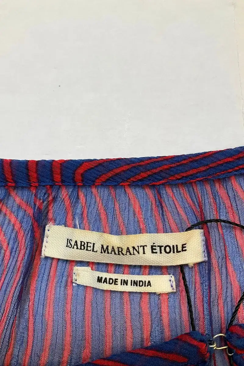 Blouse Isabel Marant Étoile Bleu en Soie