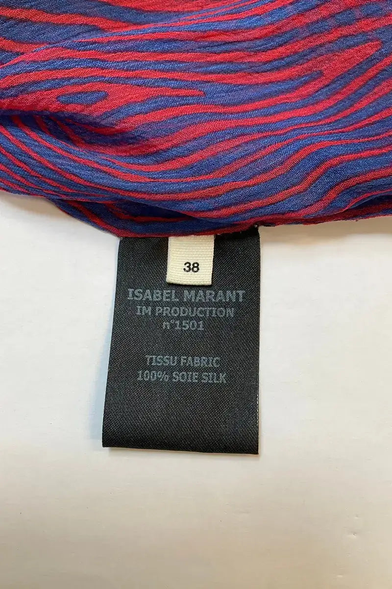 Blouse Isabel Marant Étoile Bleu en Soie