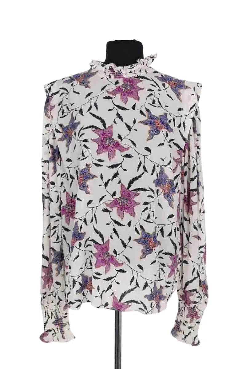 Blouse Isabel Marant Étoile Ecru en Viscose, taille L - Seconde Main