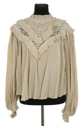 Blouse Isabel Marant Étoile Kaki en Coton, taille S - Seconde Main