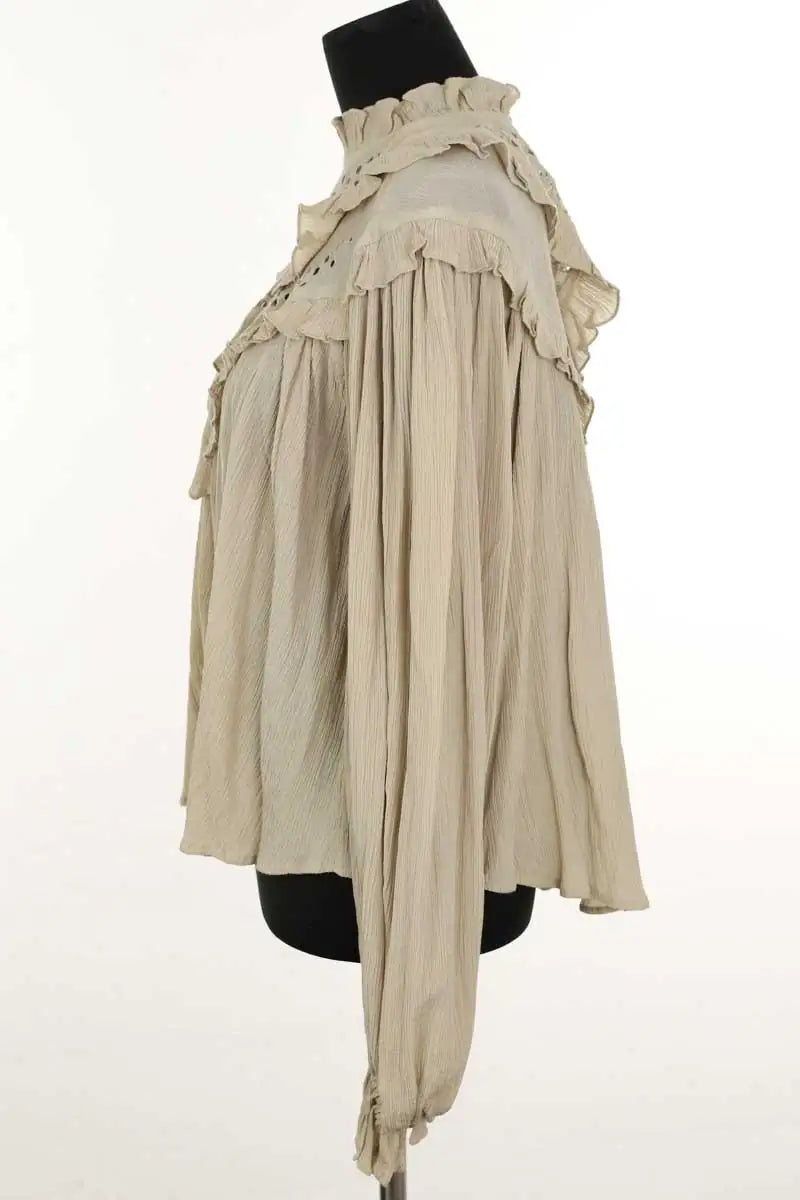 Blouse Isabel Marant Étoile Kaki en Coton
