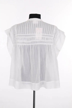 Blouse Isabel Marant Étoile Leaza Blanc en Coton