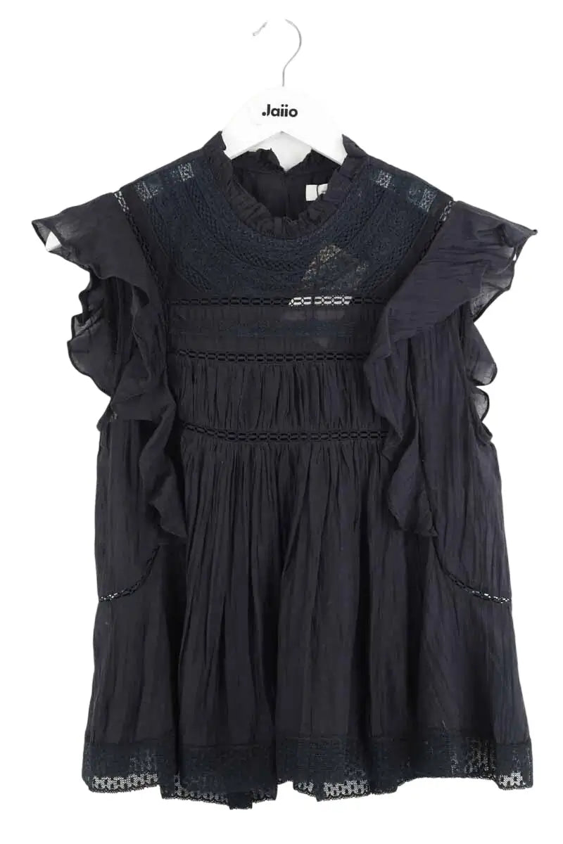 Blouse Isabel Marant Étoile Noir en Coton, taille S - Seconde Main