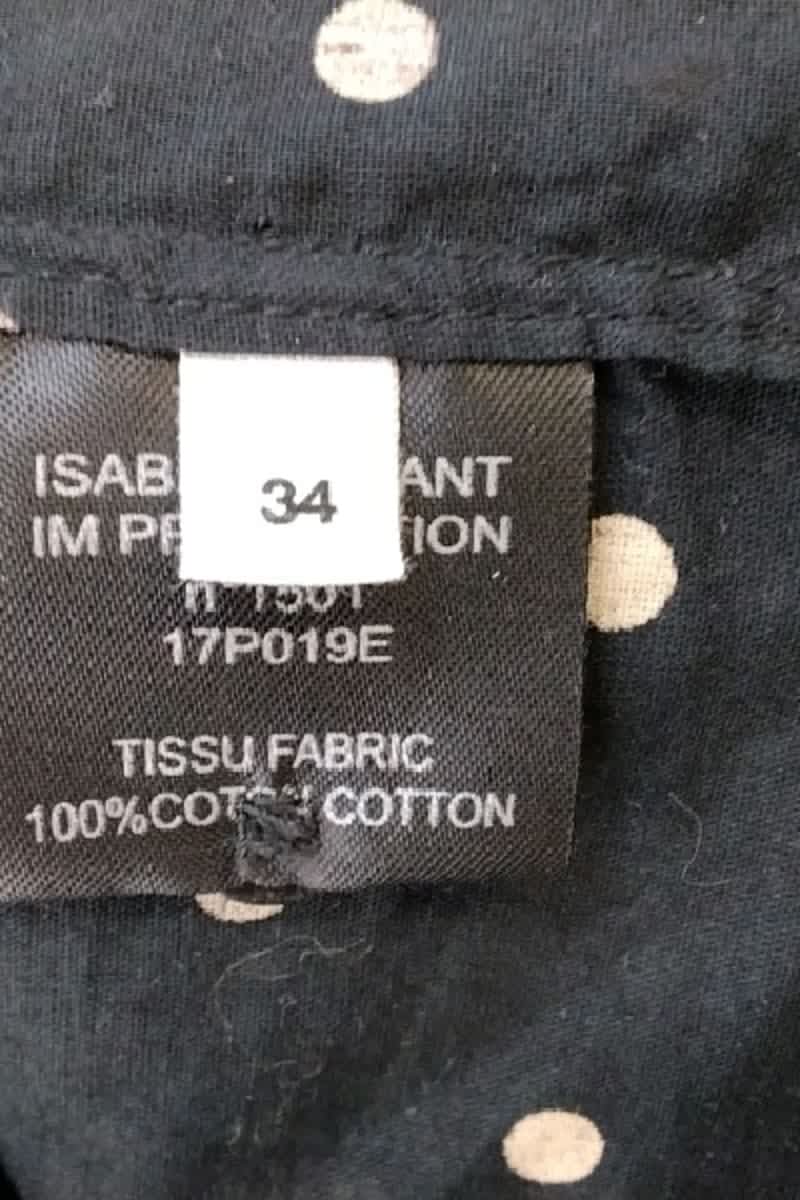 Blouse Isabel Marant Étoile Noir en Coton