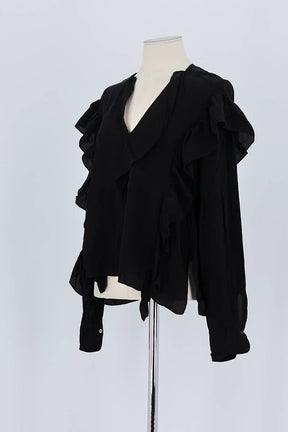Blouse Isabel Marant Étoile Noir en Coton