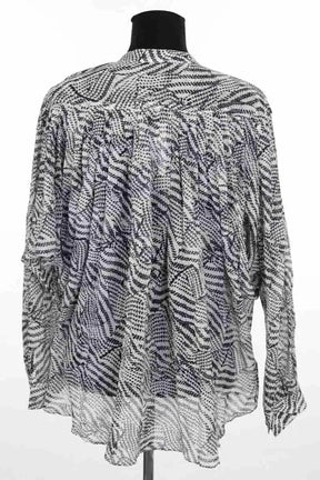 Blouse Isabel Marant Eulali Noir en Coton