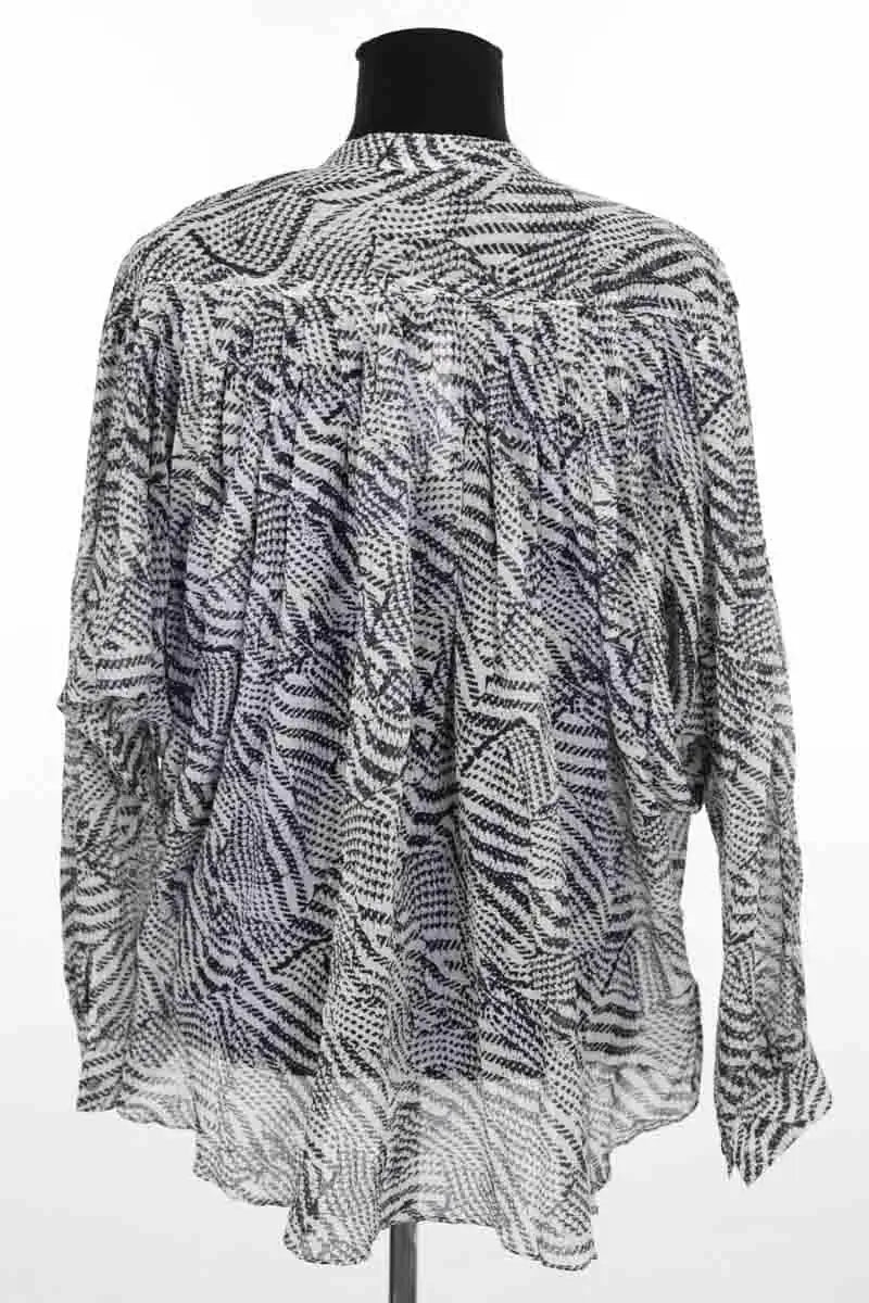 Blouse Isabel Marant Eulali Noir en Coton