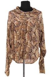 Blouse Isabel Marant Marron en Synthétique, taille S - Seconde Main