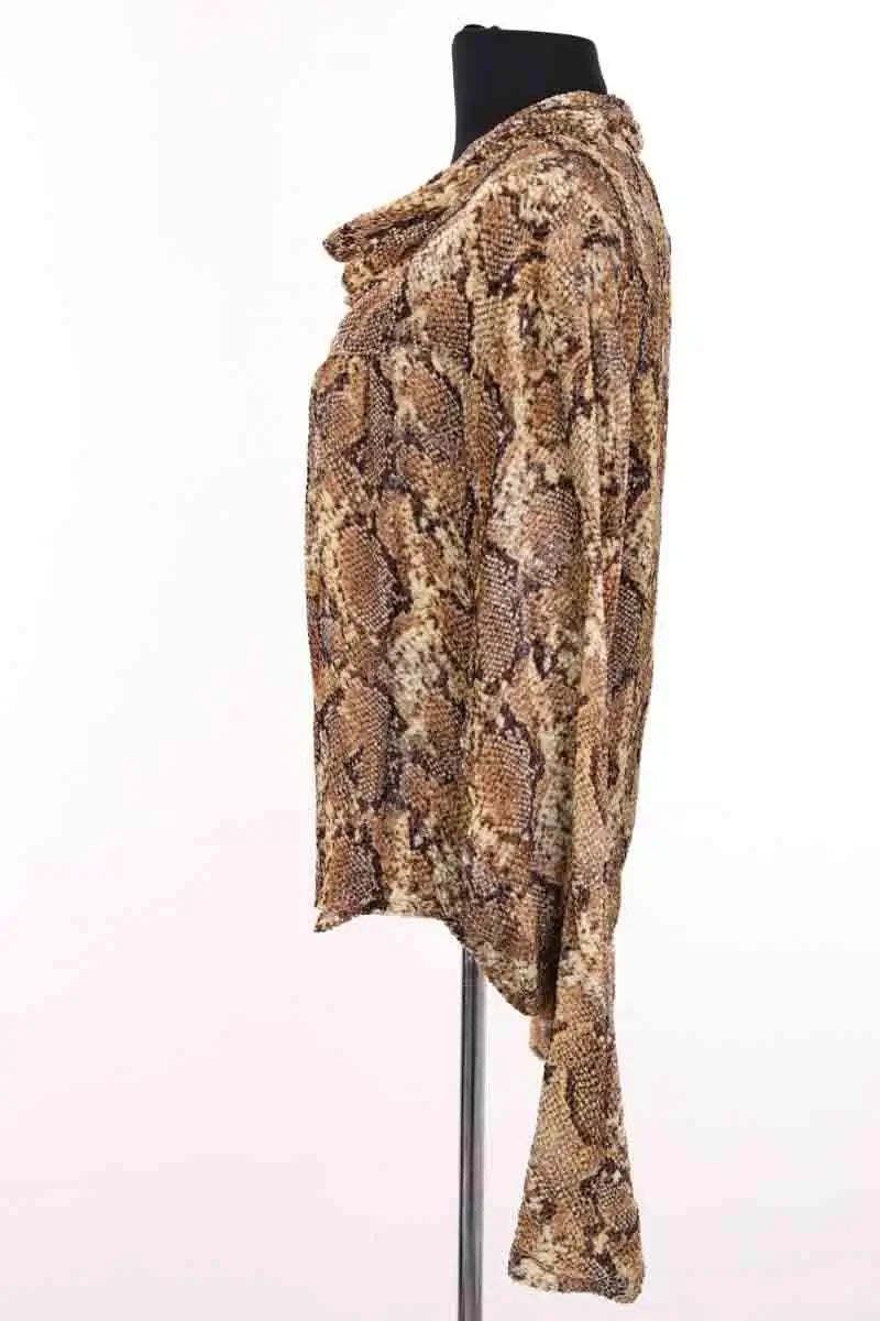 Blouse Isabel Marant Marron en Synthétique