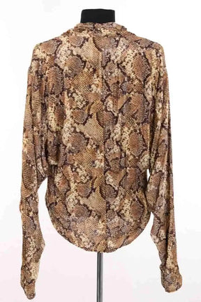 Blouse Isabel Marant Marron en Synthétique