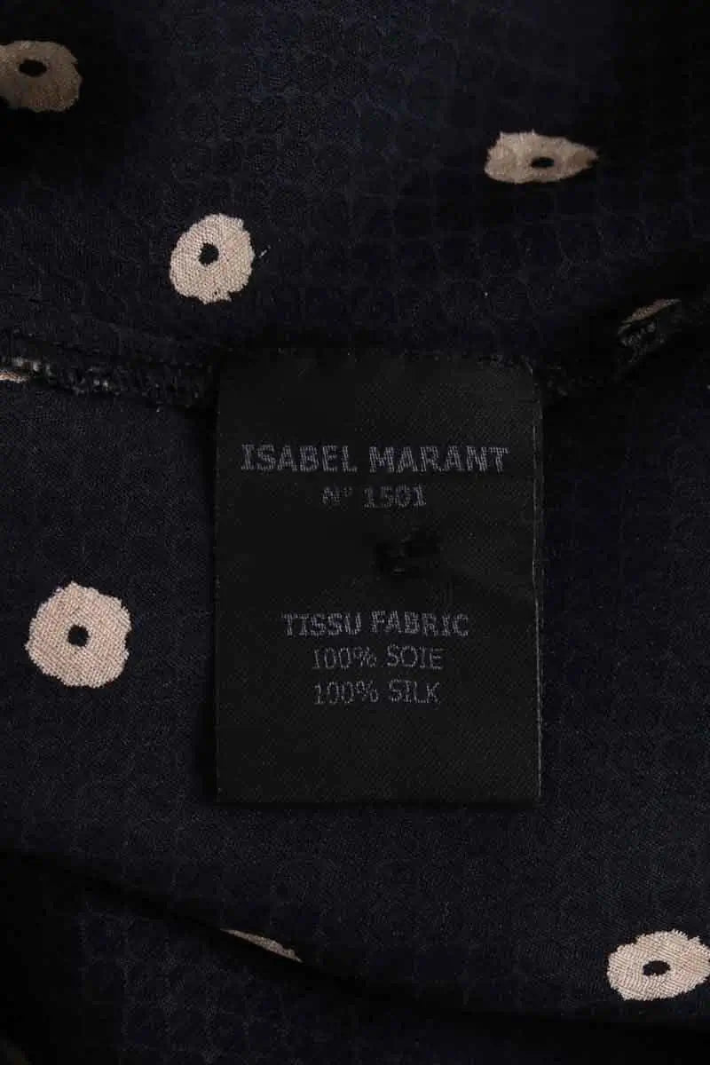 Blouse Isabel Marant Noir en Soie