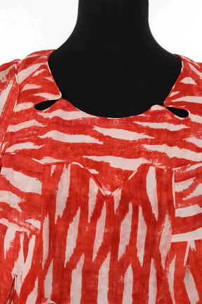 Blouse Isabel Marant Orange en Soie