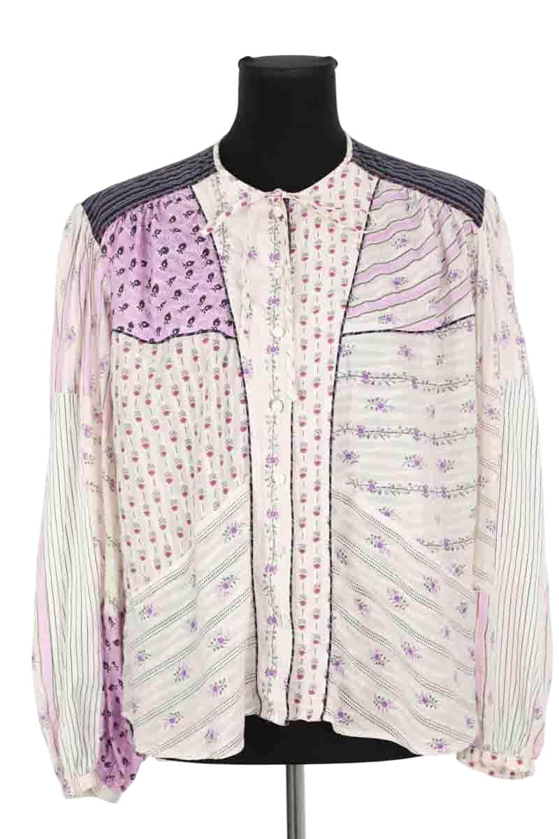 Blouse Isabel Marant Violet en Coton, taille XS - Seconde Main