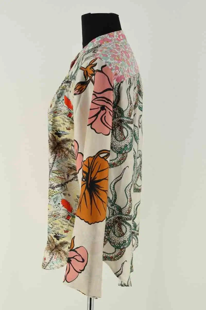 Blouse La Prestic Ouiston Multicolore en Soie