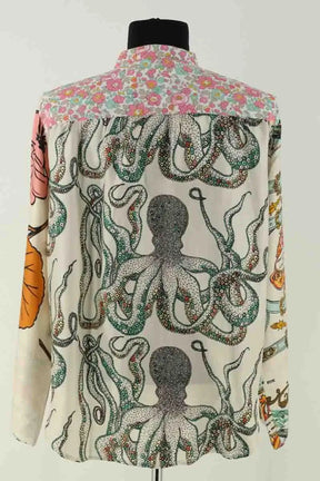 Blouse La Prestic Ouiston Multicolore en Soie
