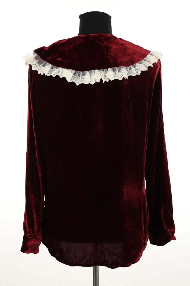 Blouse La Veste Bordeaux en Coton