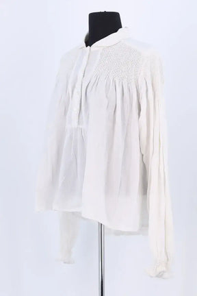 Blouse Laurence Bras Blanc en Coton