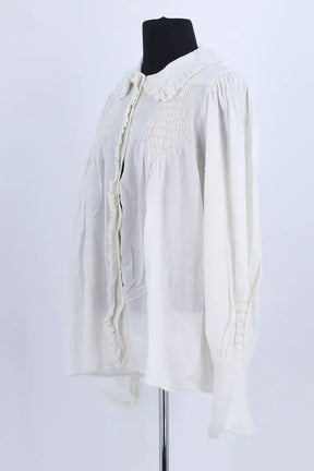 Blouse Laurence Bras Blanc en Coton