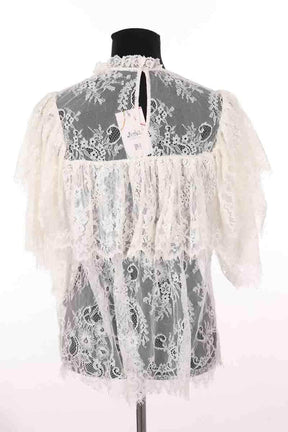Blouse Laurence Bras Blanc en Synthétique