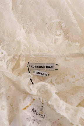 Blouse Laurence Bras Blanc en Synthétique