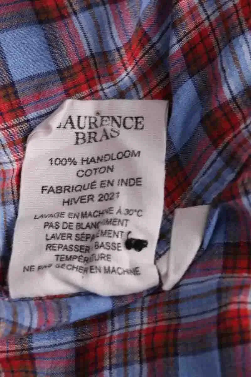 Blouse Laurence Bras Bleu en Coton