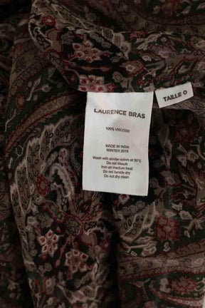 Blouse Laurence Bras Kaki en Viscose