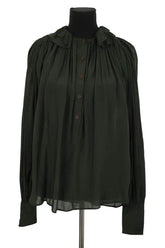 Blouse Laurence Bras Vert en Viscose, taille XS - Seconde Main