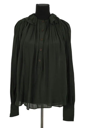Blouse Laurence Bras Vert en Viscose, taille XS - Seconde Main