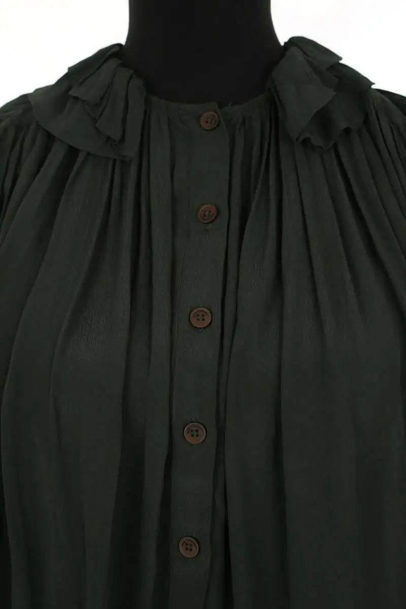 Blouse Laurence Bras Vert en Viscose