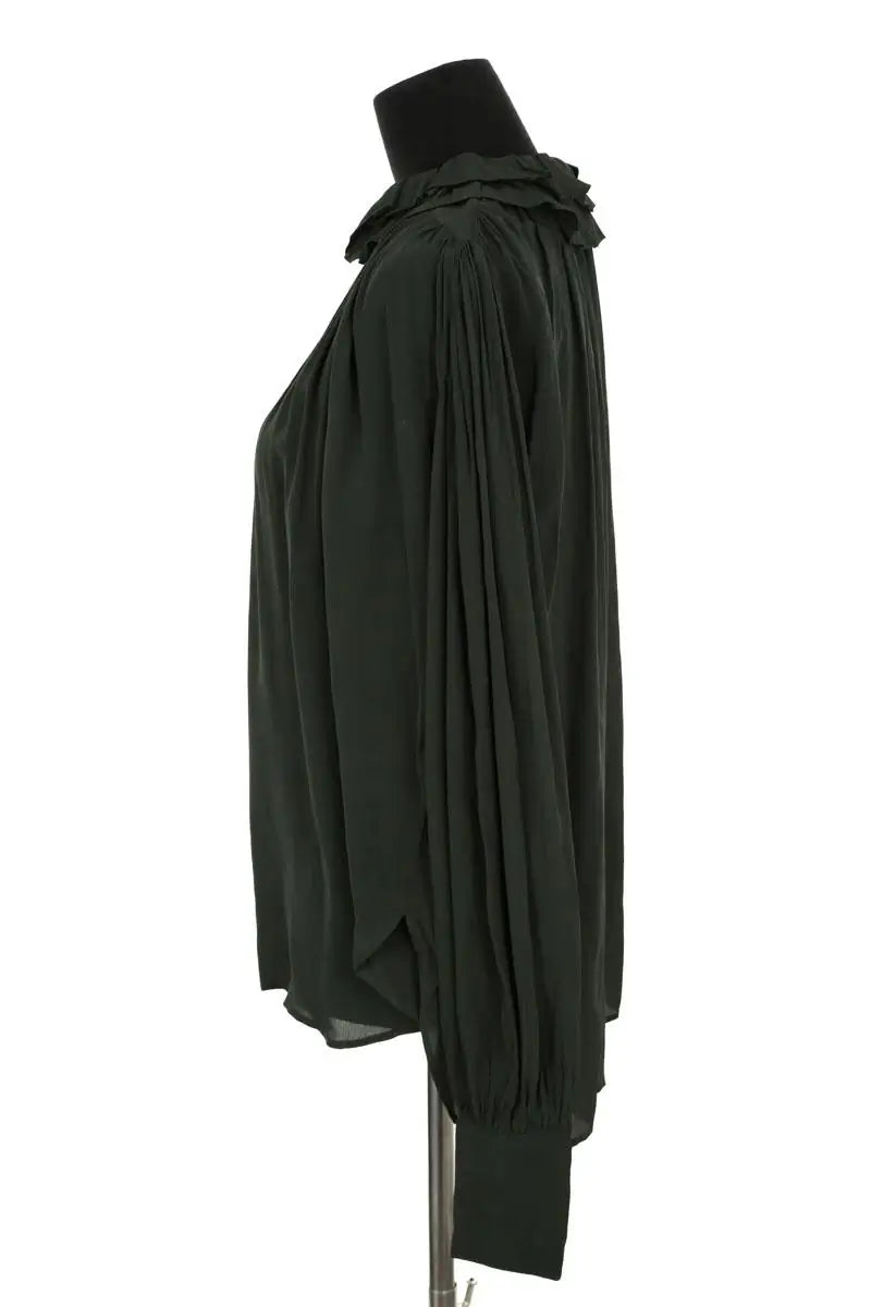 Blouse Laurence Bras Vert en Viscose